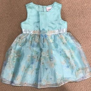 Little Girls Mint Green Springtime Dress